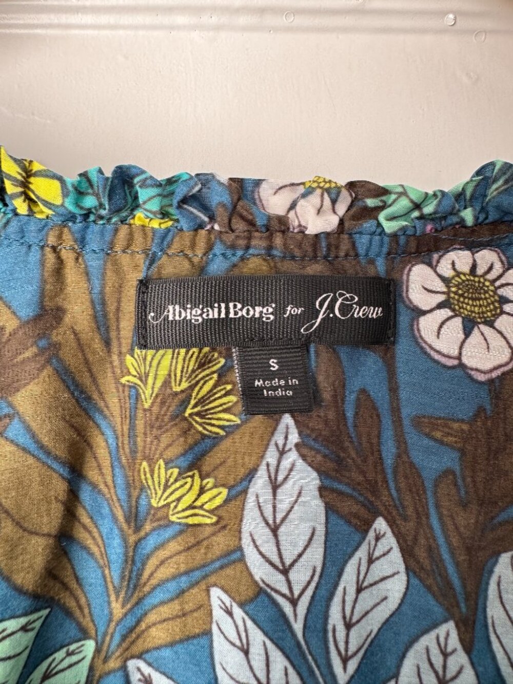 Abigail Borg for J.Crew Silk Blend Prairie Top - S - Picture 4 of 7